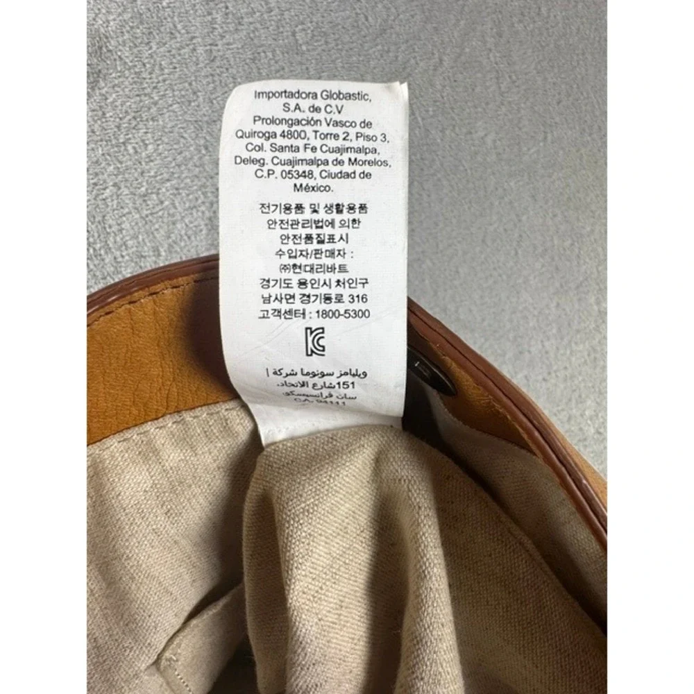 Mark & Graham Hobo Bag Womens Large Camel Tan Leather Slouchy Shoulder Tote